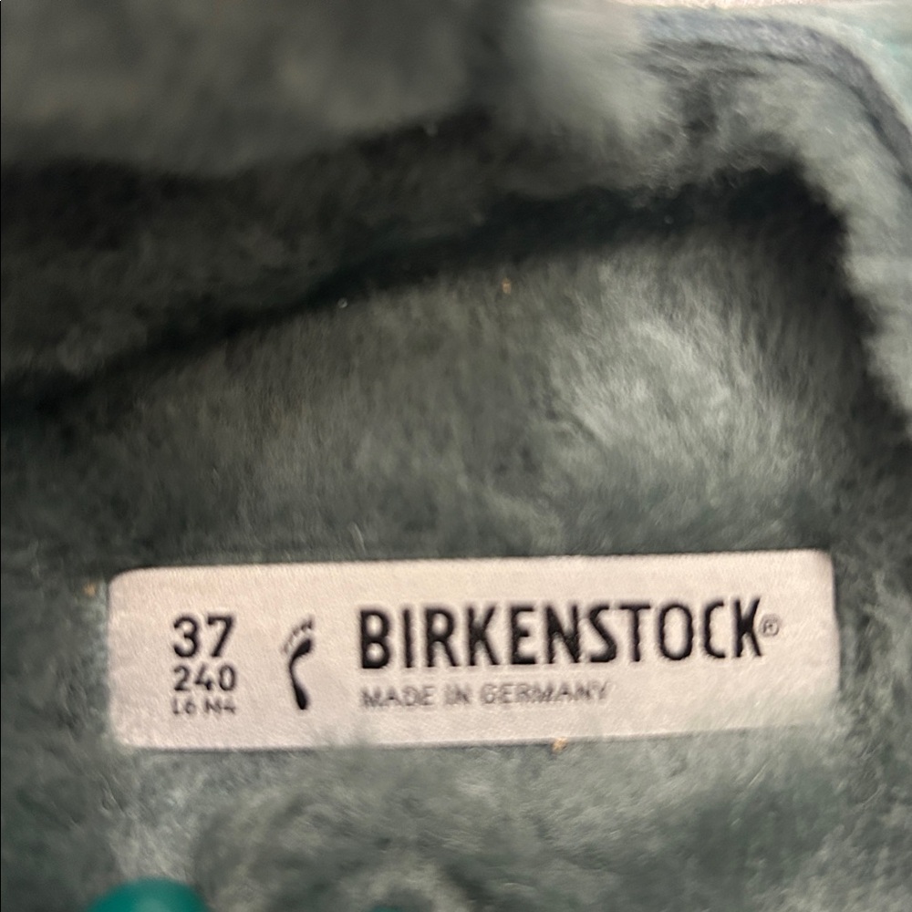Birkenstock Women’s Arizona Shearling Lined - Color: Beryl - Picture 9 of 9